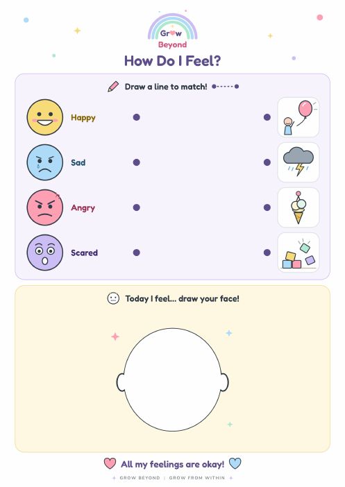 Preview of the How Do I Feel? worksheet